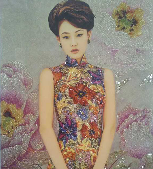 宝玉石画《中国风》